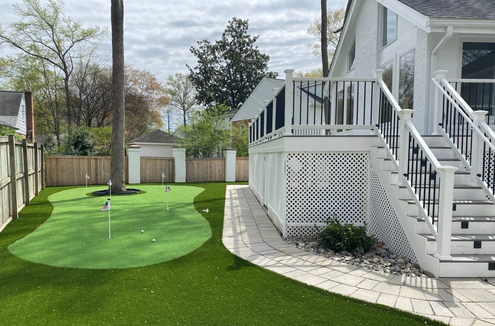 Backyard Deck by RARA Designz